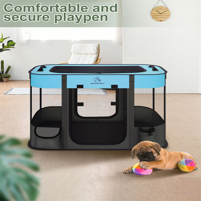 Norbi Foldable Dog Pen & Reviews Wayfair